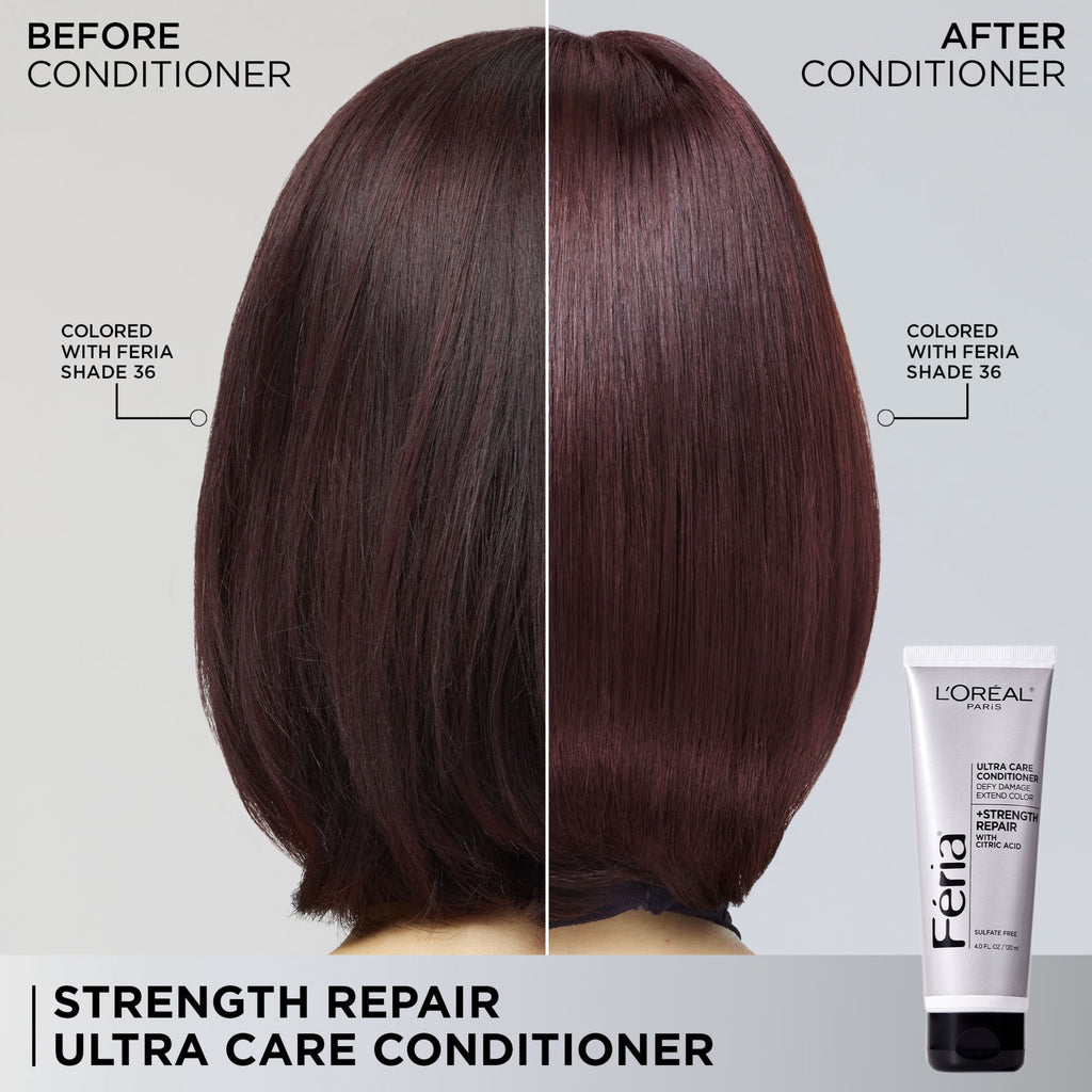 L'Oreal Paris Feria - Hair Color Strength Repair Ultra Care Conditioner, 4 fl oz