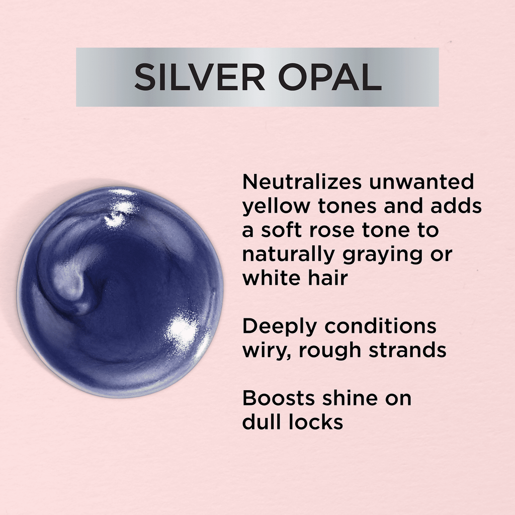 L'Oreal Paris Le Color Gloss One Step In-Shower Toning Gloss, Silver Opal, 4 fl oz