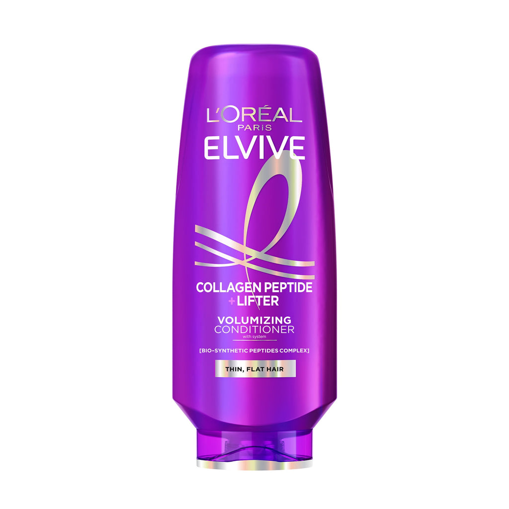 L'Oreal Paris Elvive Collagen Peptide + Lifter 72h Volumizing 13.5oz Shampoo and Conditioner