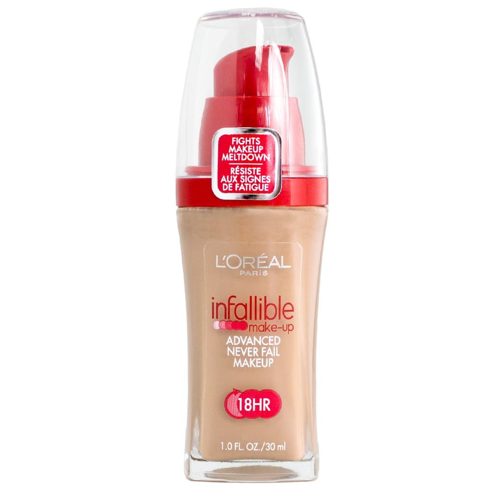 L'Oreal Paris Infallible Never Fail Liquid Makeup with SPF 20, Natural Beige