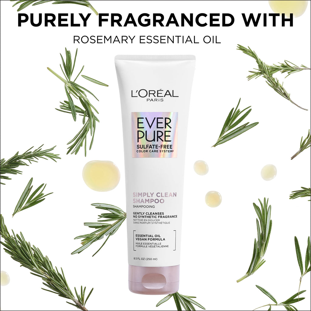 L'Oreal Paris EverPure Simply Clean Squeeze Conditioner, Color Protection, 8.5 OZ