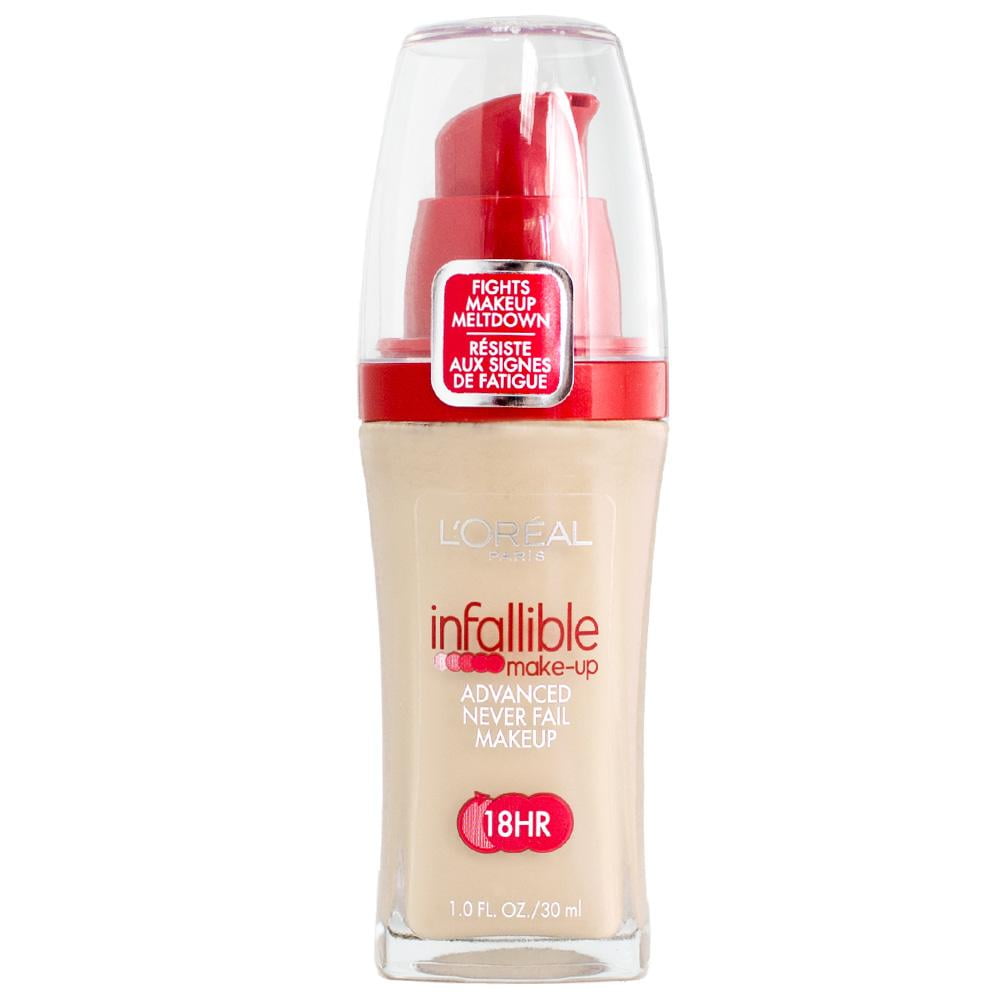 L'Oreal Paris Infallible Never Fail Liquid Makeup with SPF 20, Natural Beige