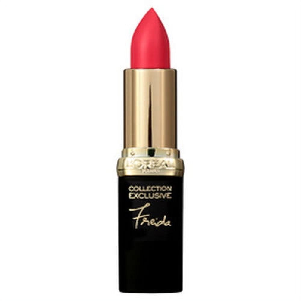 L'Oreal Paris Colour Riche Collection Exclusive Lipstick, Freida's Red, 0.13 oz