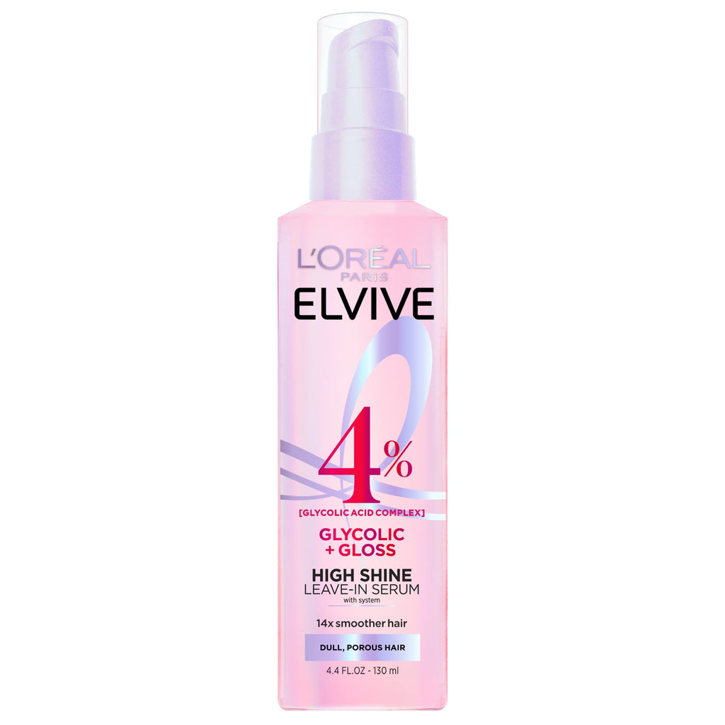 L'Oreal Paris Elvive Glycolic Gloss Shine Enhancing Serum, 4.4 fl oz