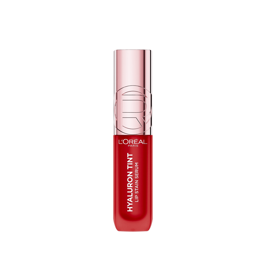 L'Oreal Paris Hyaluron Tint Lip Stain, 420 Le Rouge Paris, 0.16 fl oz