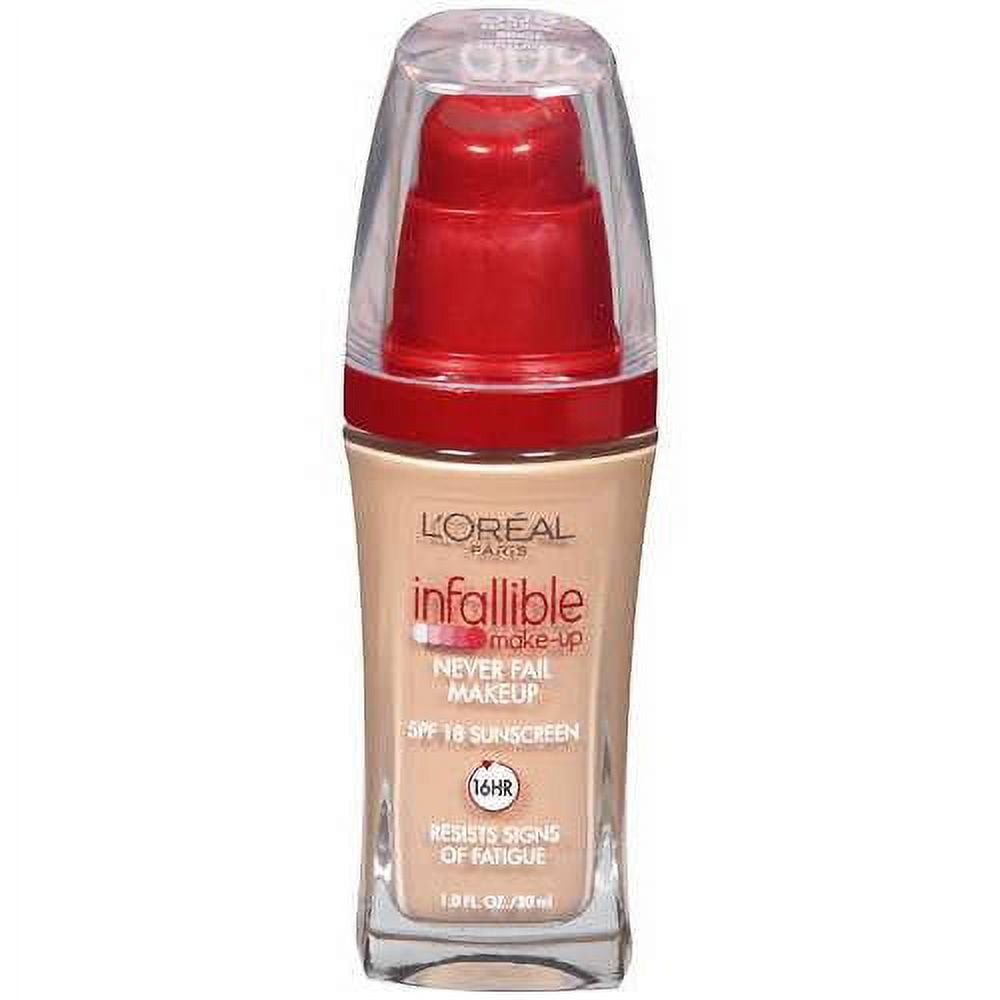 L'Oreal Paris Infallible Never Fail Liquid Makeup with SPF 20, Natural Beige