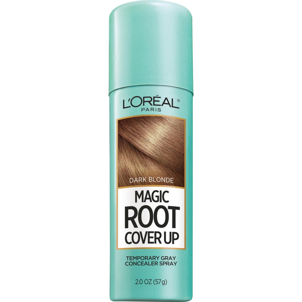 L'Oreal Paris Magic Root Cover Up Temporary Gray Concealer Spray, Dark Blonde, 2 oz