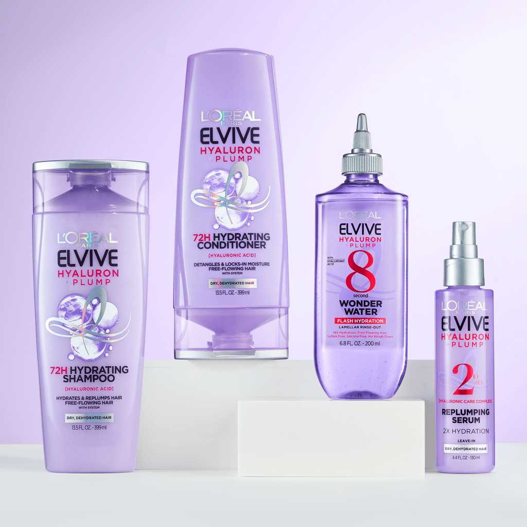 L'Oreal Paris Elvive Hyaluron Plump Hydrating Conditioner with Hyaluronic Acid, 12.6 fl oz