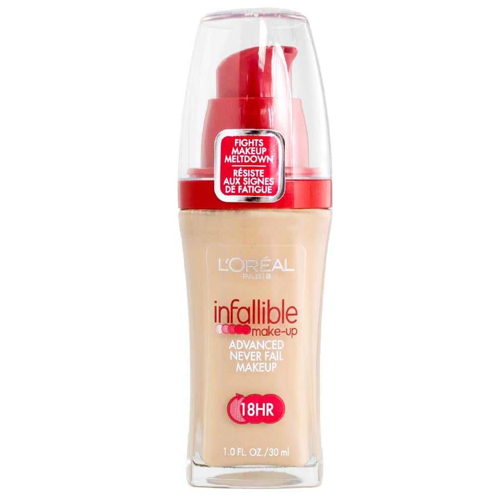 L'Oreal Paris Infallible Never Fail Liquid Makeup with SPF 20, Natural Beige