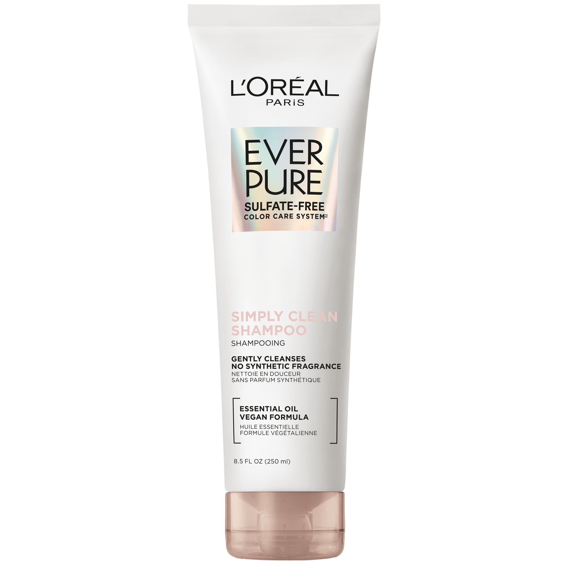 L'Oreal Paris EverPure Simply Clean Shampoo with Essential Oil Sulfates, 8.5 fl oz