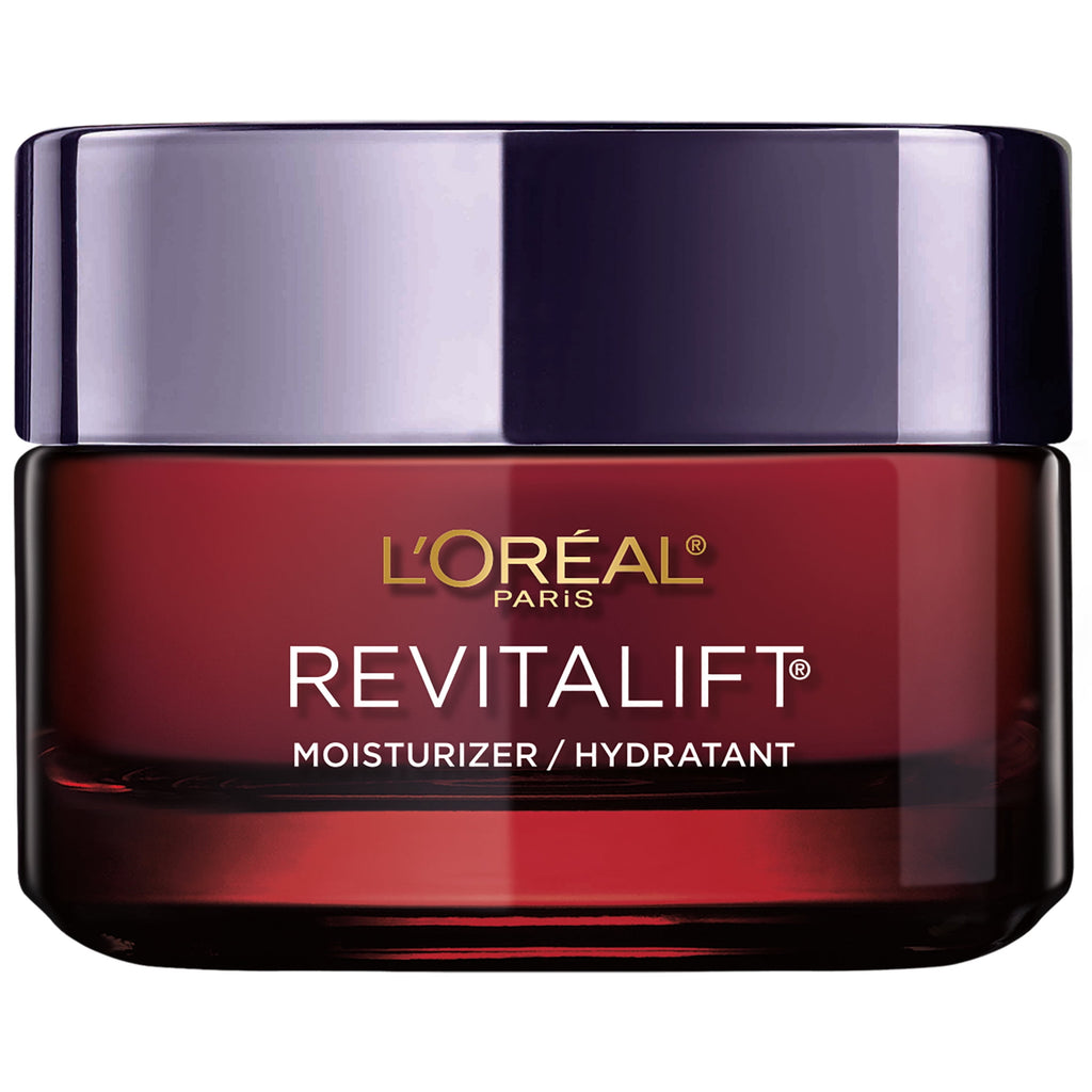 L'Oreal Paris Revitalift Triple Power Anti-Aging Face Moisturizer Travel Size, Pro Retinol, Hyaluronic Acid & Vitamin C, Reduce Wrinkles, 0.5oz