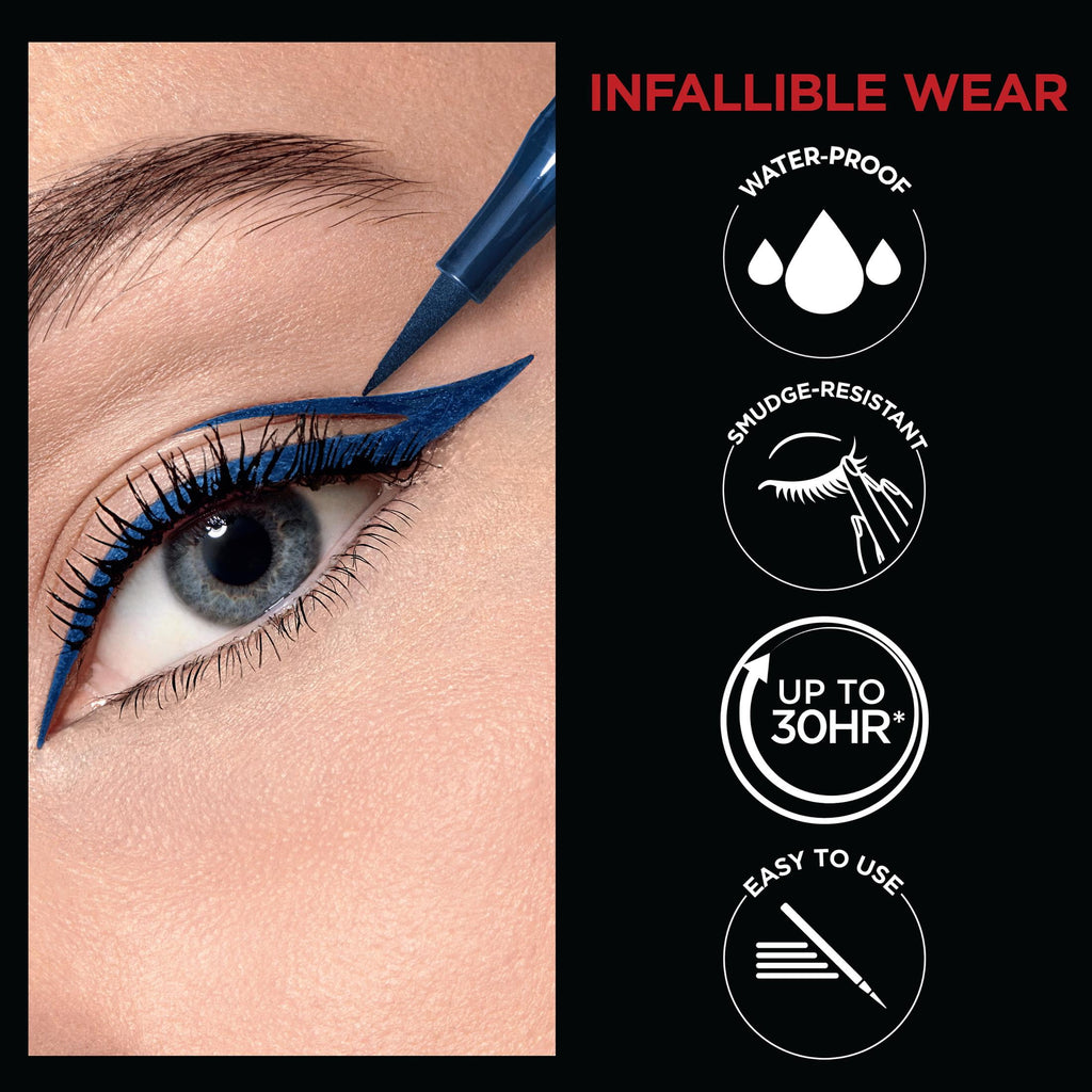 L'Oreal Paris Infallible Precision Felt Waterproof Eyeliner, Brown