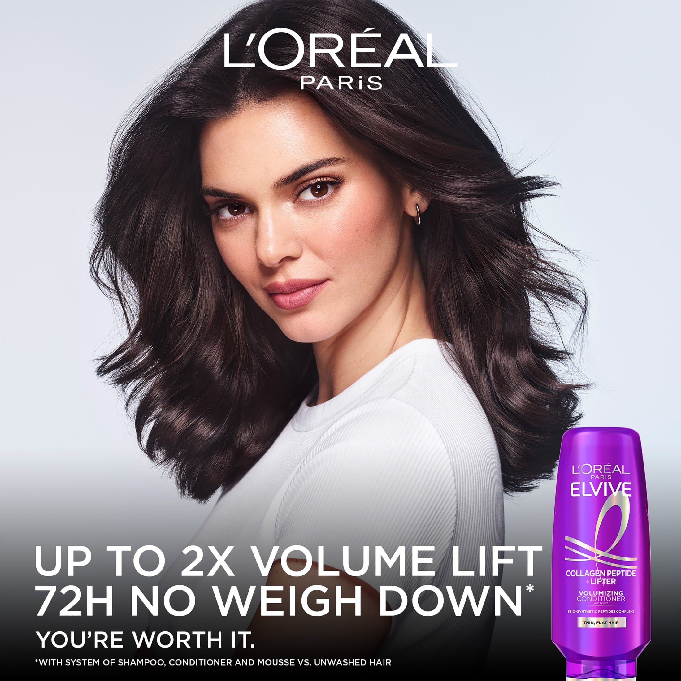 L'Oreal Paris Elvive Collagen Peptide Volumizing Hair Conditioner, 13.5 fl oz