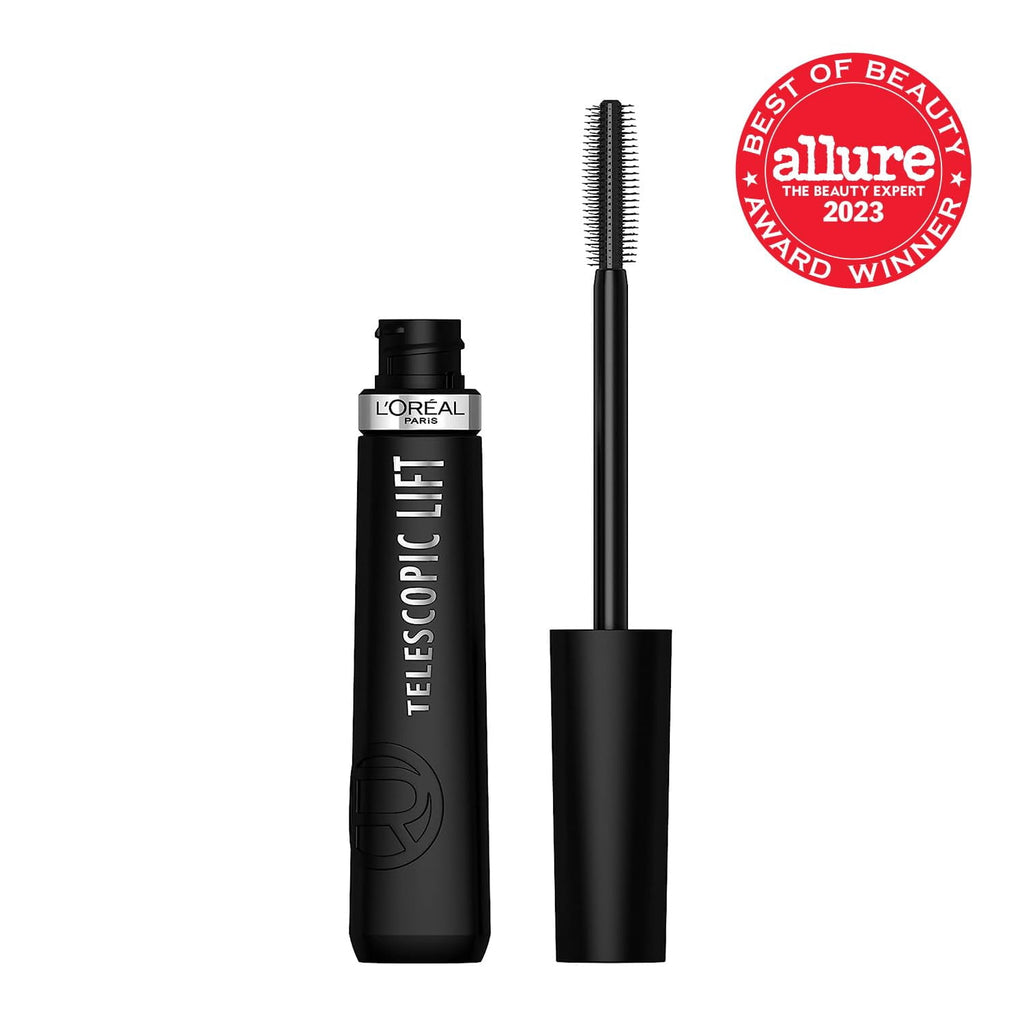 L'Oreal Paris Telescopic Lift Washable Liquids Makeup Mascara, Black Brown, 0.33 fl oz