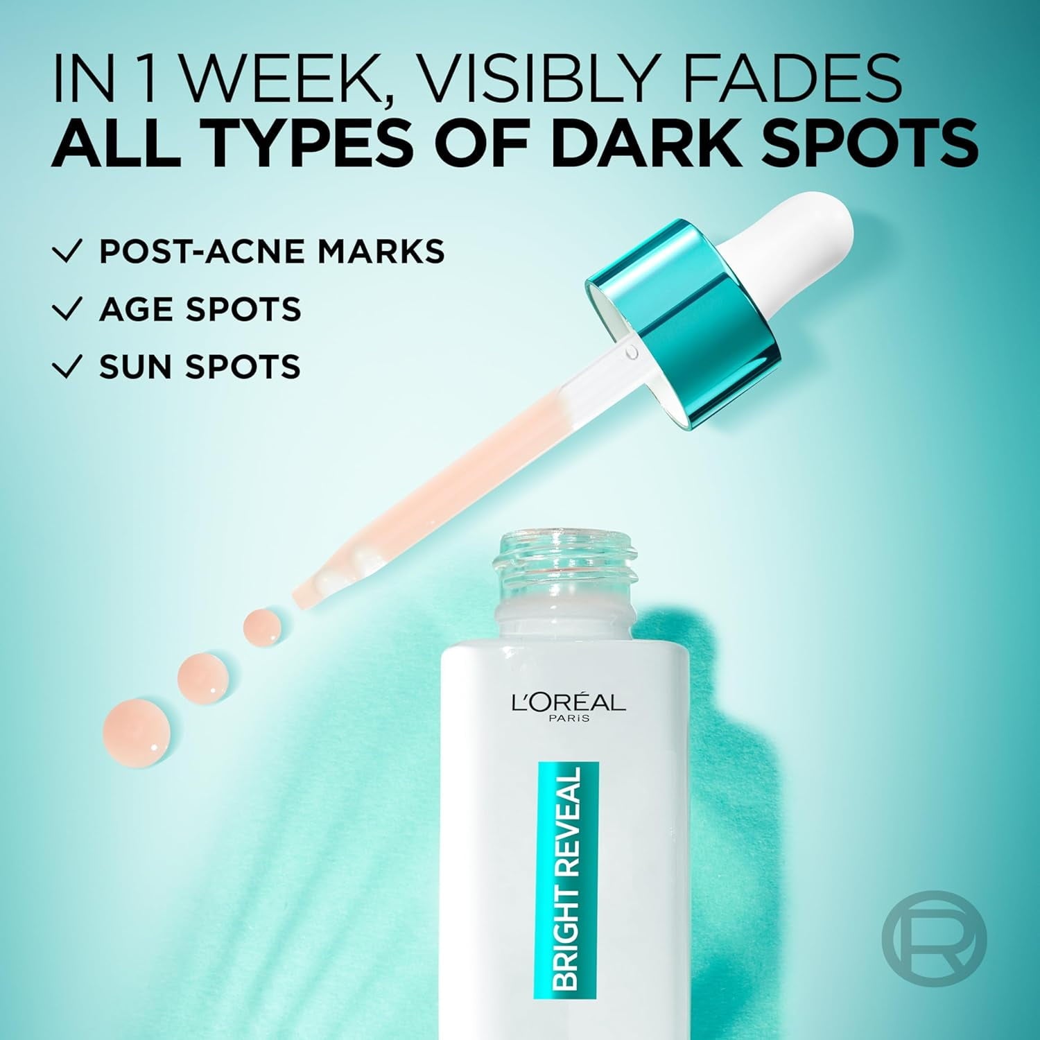 Loreal Paris Bright Reveal Anti Dark Spot Serum 7.5%Niacinamide 30ml