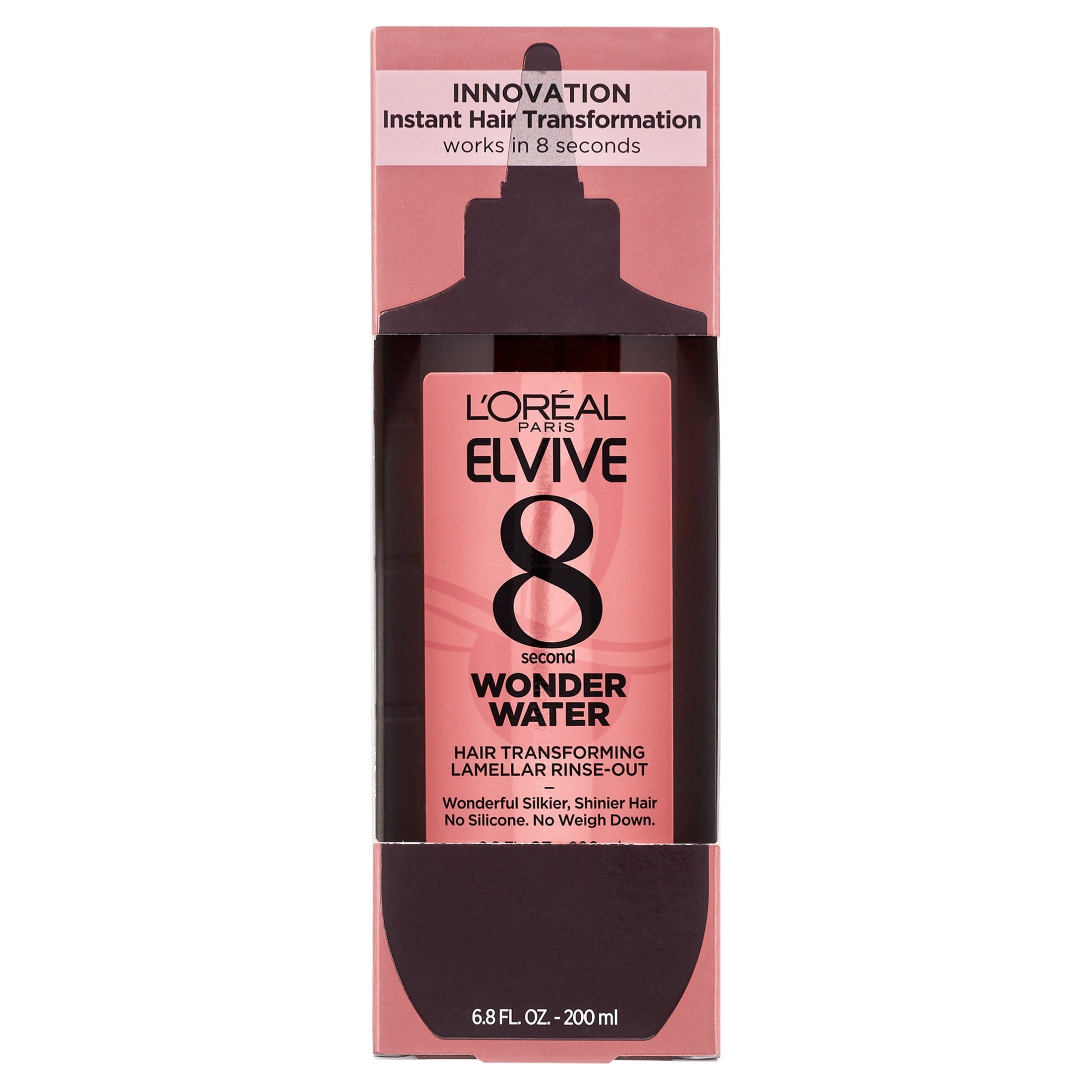 L'Oreal Paris Elvive Wonder Water Lamellar Rinse-out Treatment, for Damaged Hair, 6.8 fl oz, Light Weight