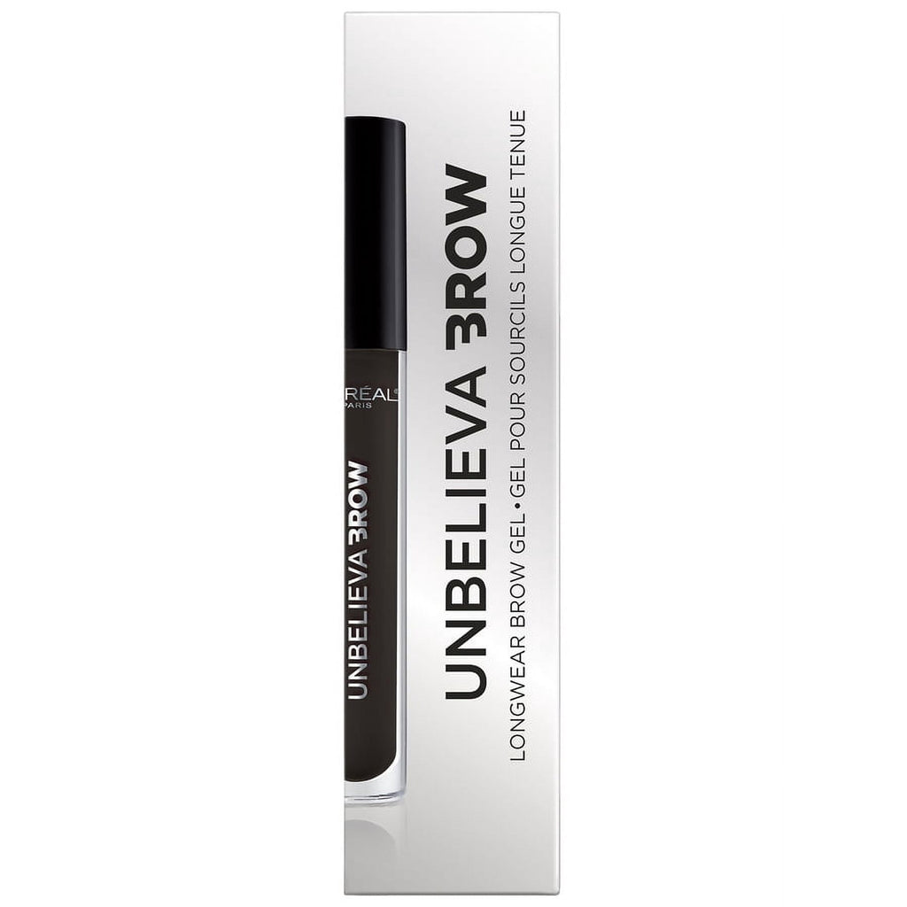 L'Oreal Paris Unbelieva-Brow Longwear Waterproof Brow Gel, Black