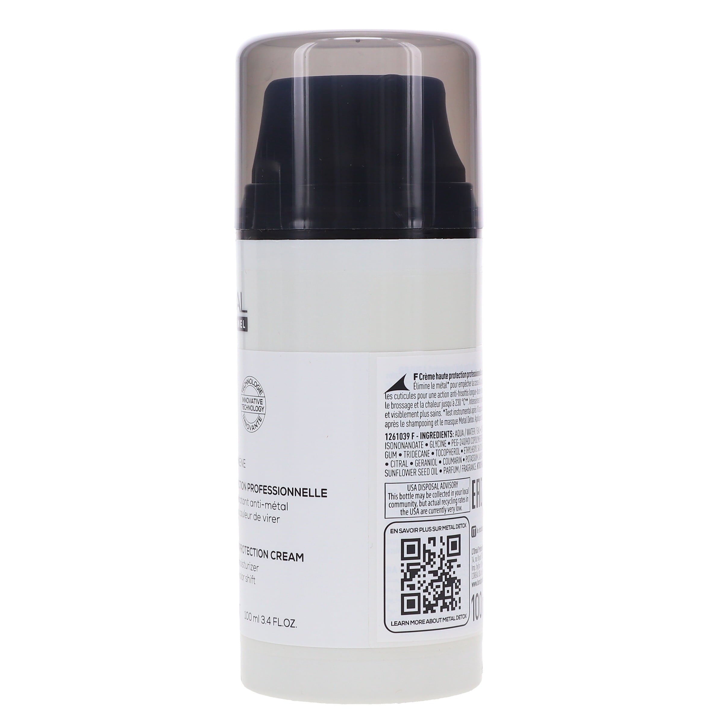 L'Oreal Professionnel Metal Detox High Protection Cream 3.4 oz