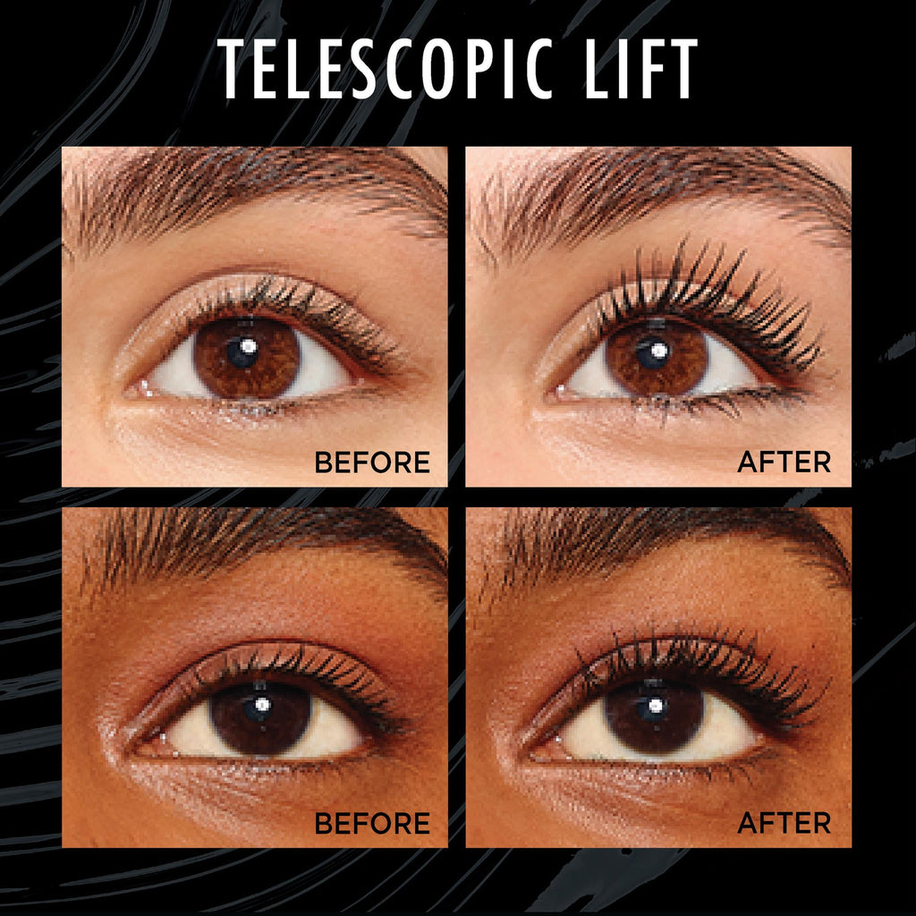 L'Oreal Paris Telescopic Lift Washable Makeup Mascara, Blackest Black