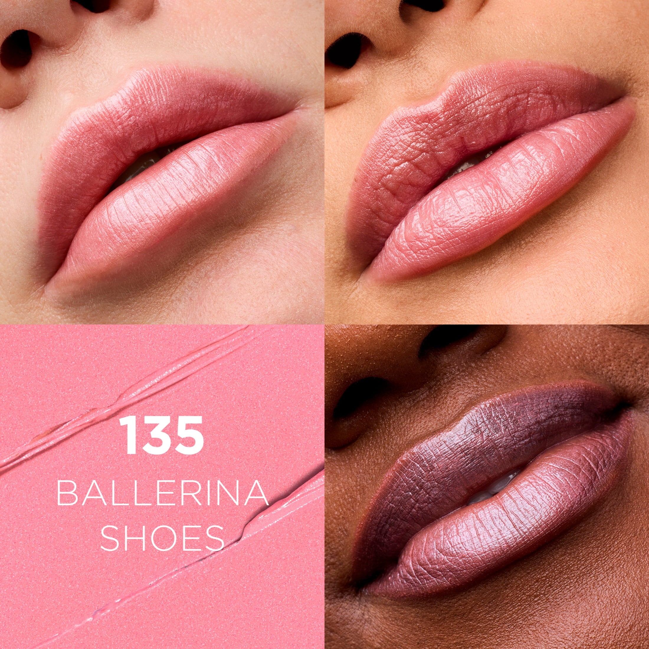 L'Oreal Paris Colour Riche Original Satin Lipstick for Moisturized Lips, 135 Ballerina Shoes