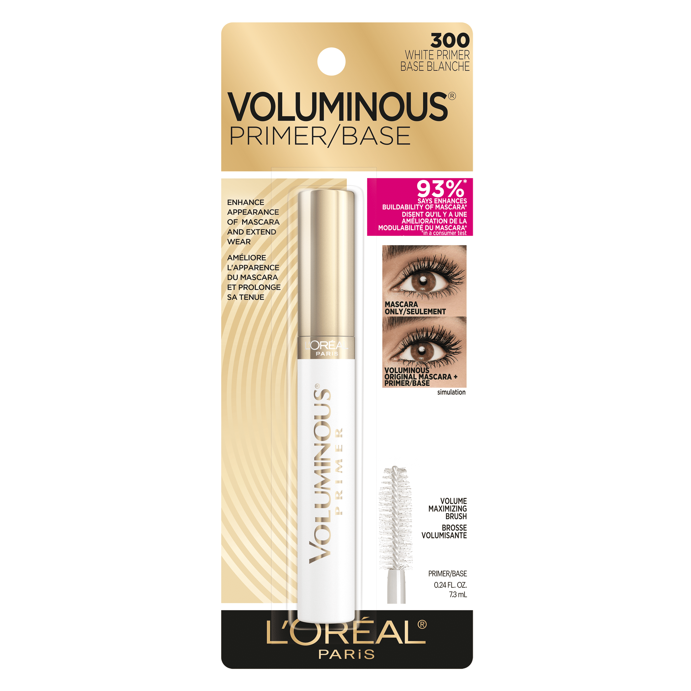 L'Oreal Paris Voluminous Base Mascara Primer, White