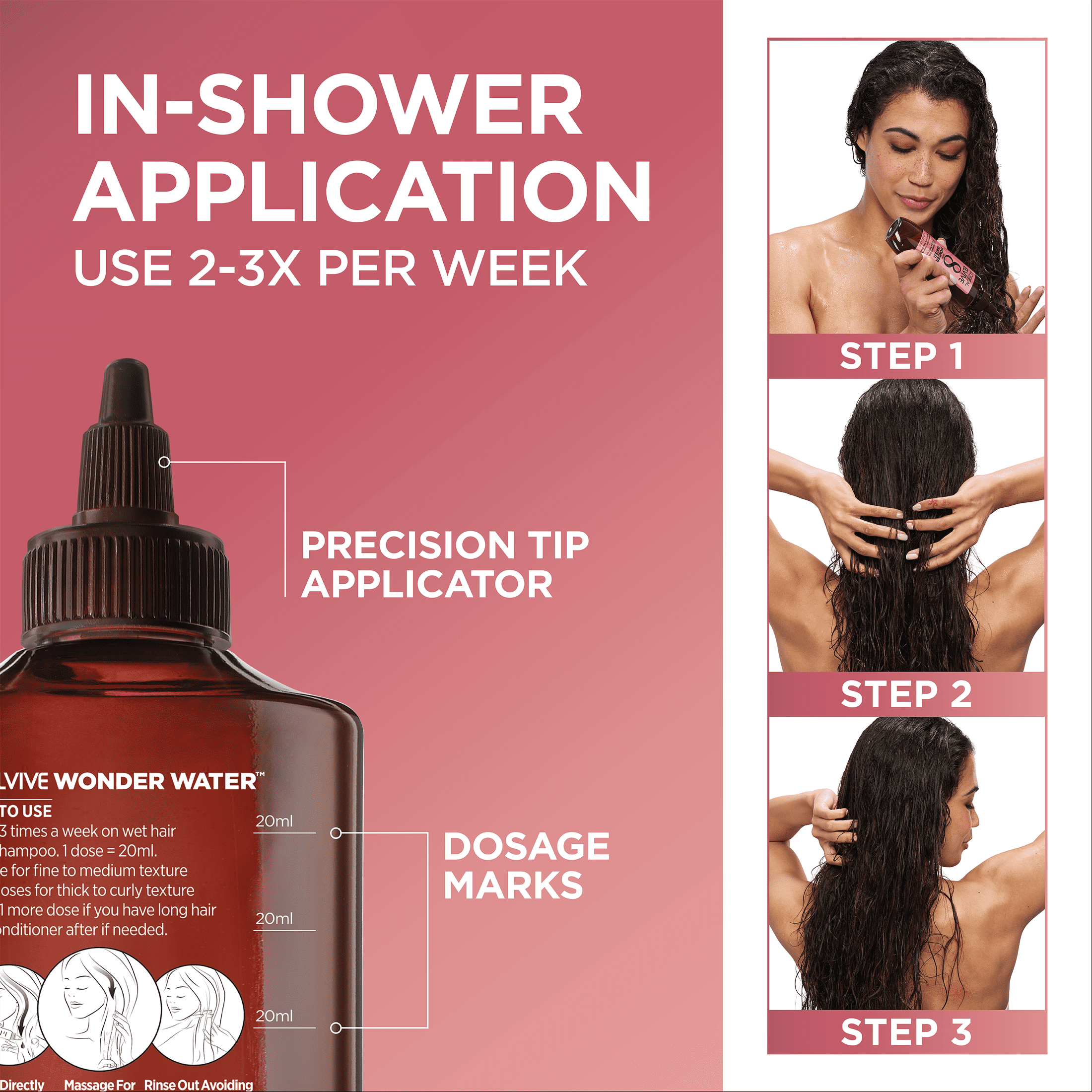 L'Oreal Paris Elvive Wonder Water Lamellar Rinse-out Treatment, for Damaged Hair, 6.8 fl oz, Light Weight