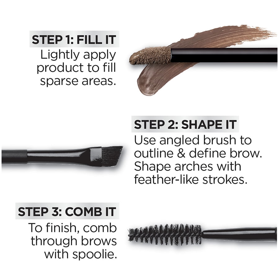 L'Oreal Paris Unbelieva-Brow Longwear Waterproof Tinted Gel, Blonde, 0.15 oz