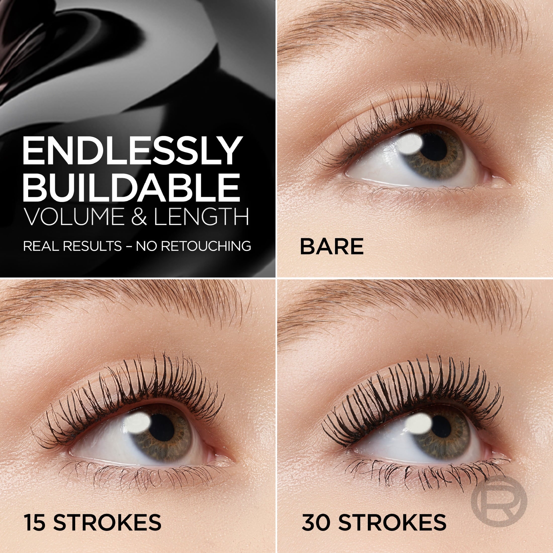 L'Oreal Paris Paradise Big Deal Mascara Waterproof, Buildable, Black, 0.32 fl oz