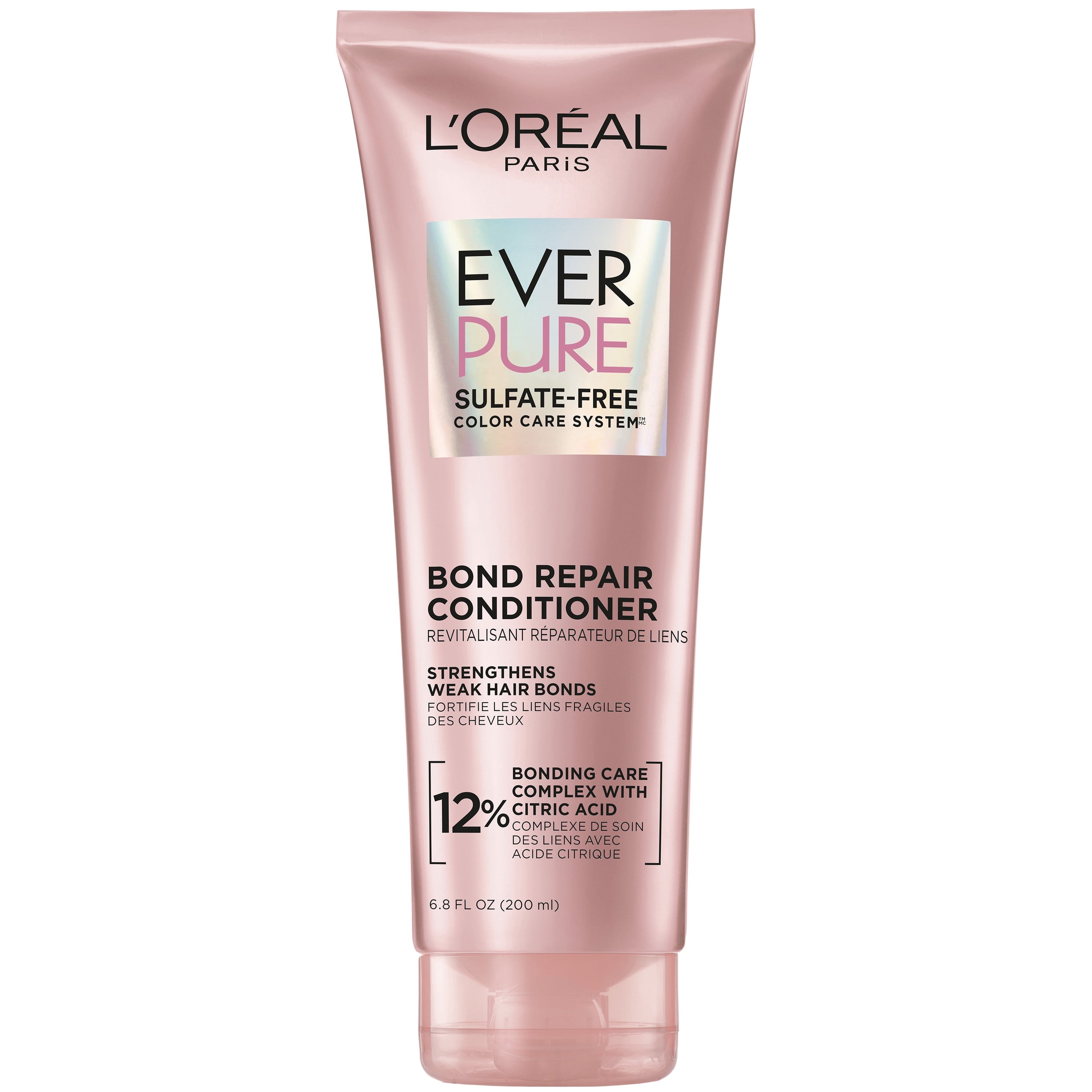 L'Oreal Paris EverPure Sulfate Free Bond Strengthening Shampoo, Conditioner, & Pre Shampoo Treatment Set, 6.8 fl oz