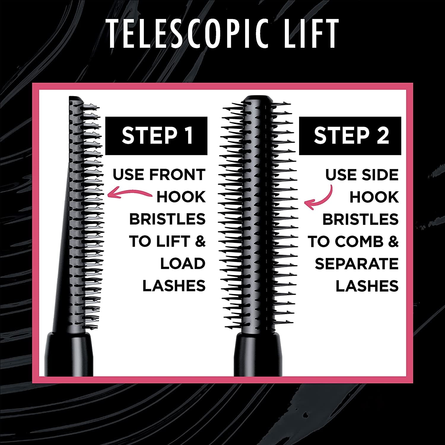 L'Oréal Paris Telescopic Lift Waterproof Mascara, Black, 0.33 fl oz