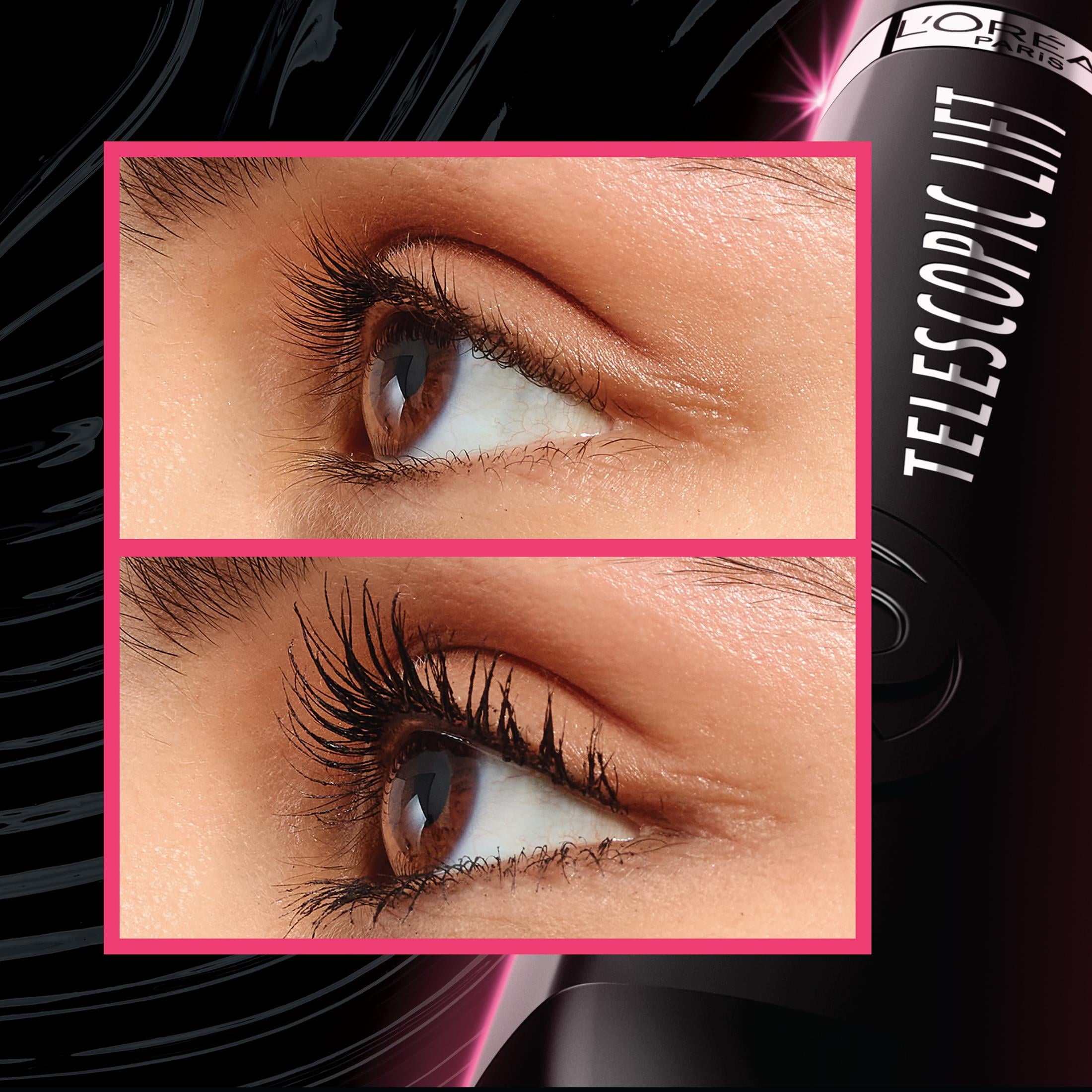 L'Oreal Paris Telescopic Lift Washable Makeup Mascara, Blackest Black