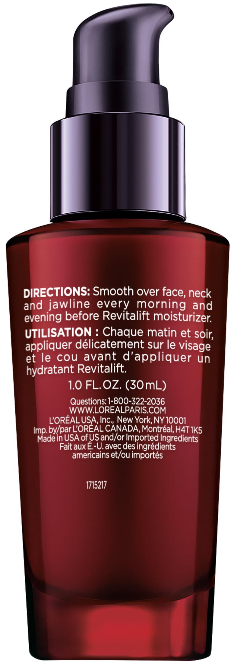 L'Oreal Paris Revitalift Triple Power Anti-Aging Concentrated Face Serum, Hyaluronic Acid and Pro-Xylane, Reduces Wrinkles 1.0 fl. oz.
