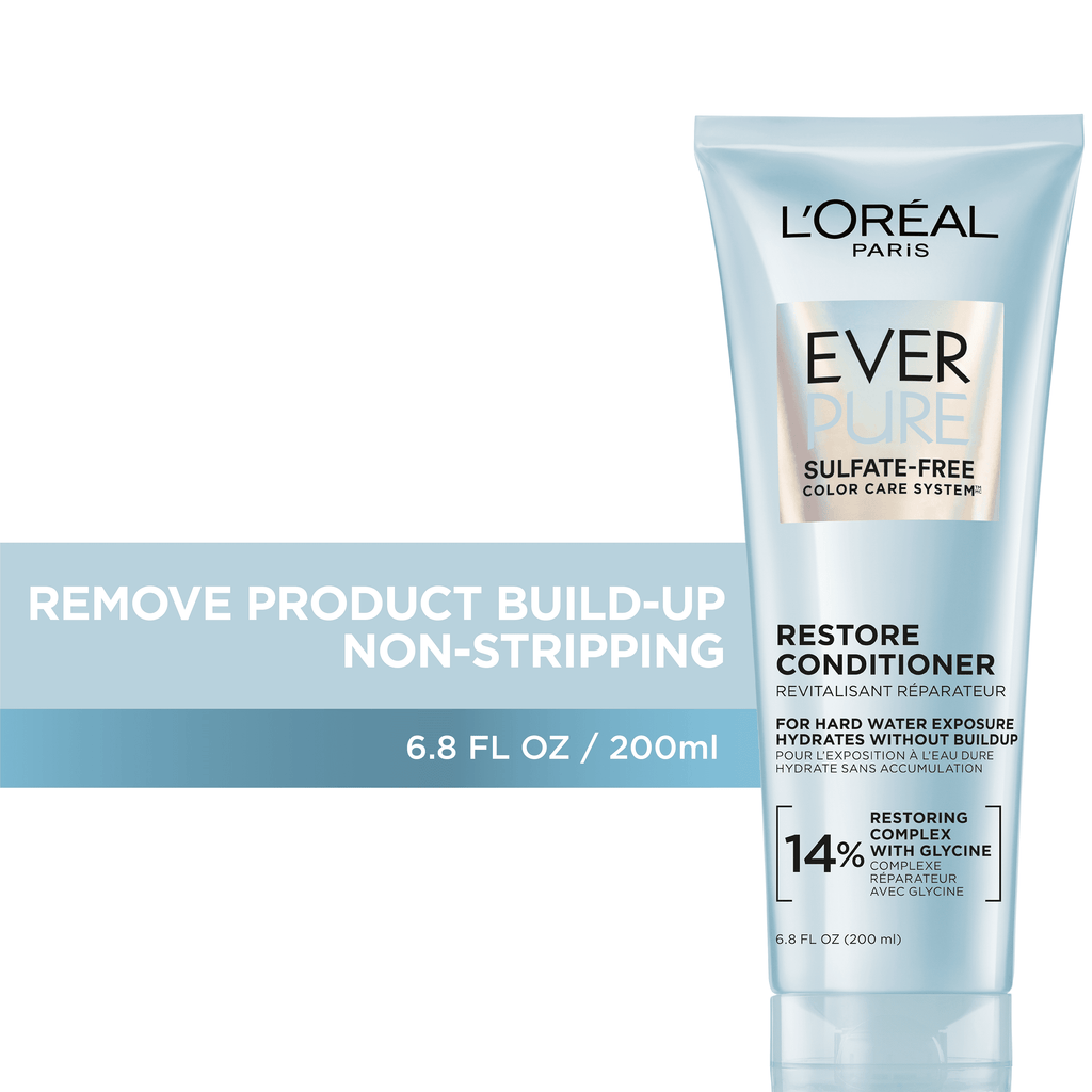L'Oreal Paris EverPure Sulfate Free Restoring Conditioner with Antioxidants, Squeeze, 6.8 fl oz